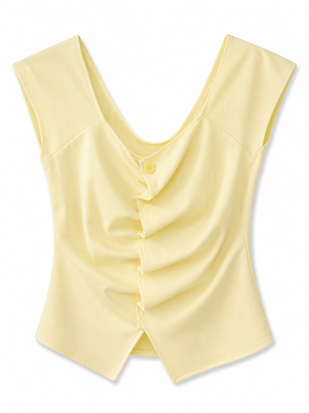 Women’s Ruched Front Sleeveless Top